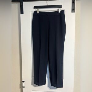 Christian Siriano Navy Ankle Trousers